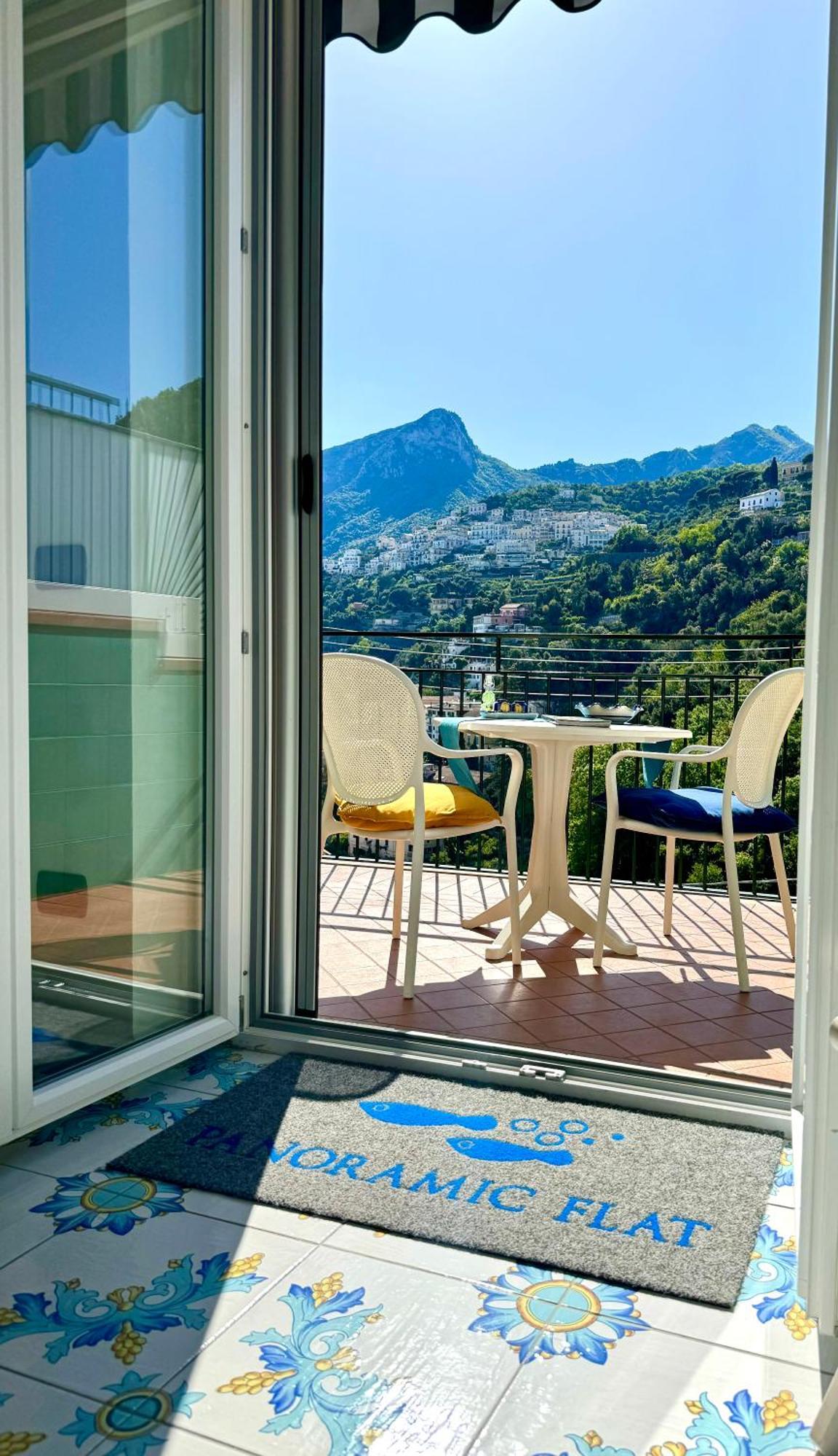 Panoramic Flat Amalfi Coast - Sea View 1 Apartment วิเอตริ ภายนอก รูปภาพ