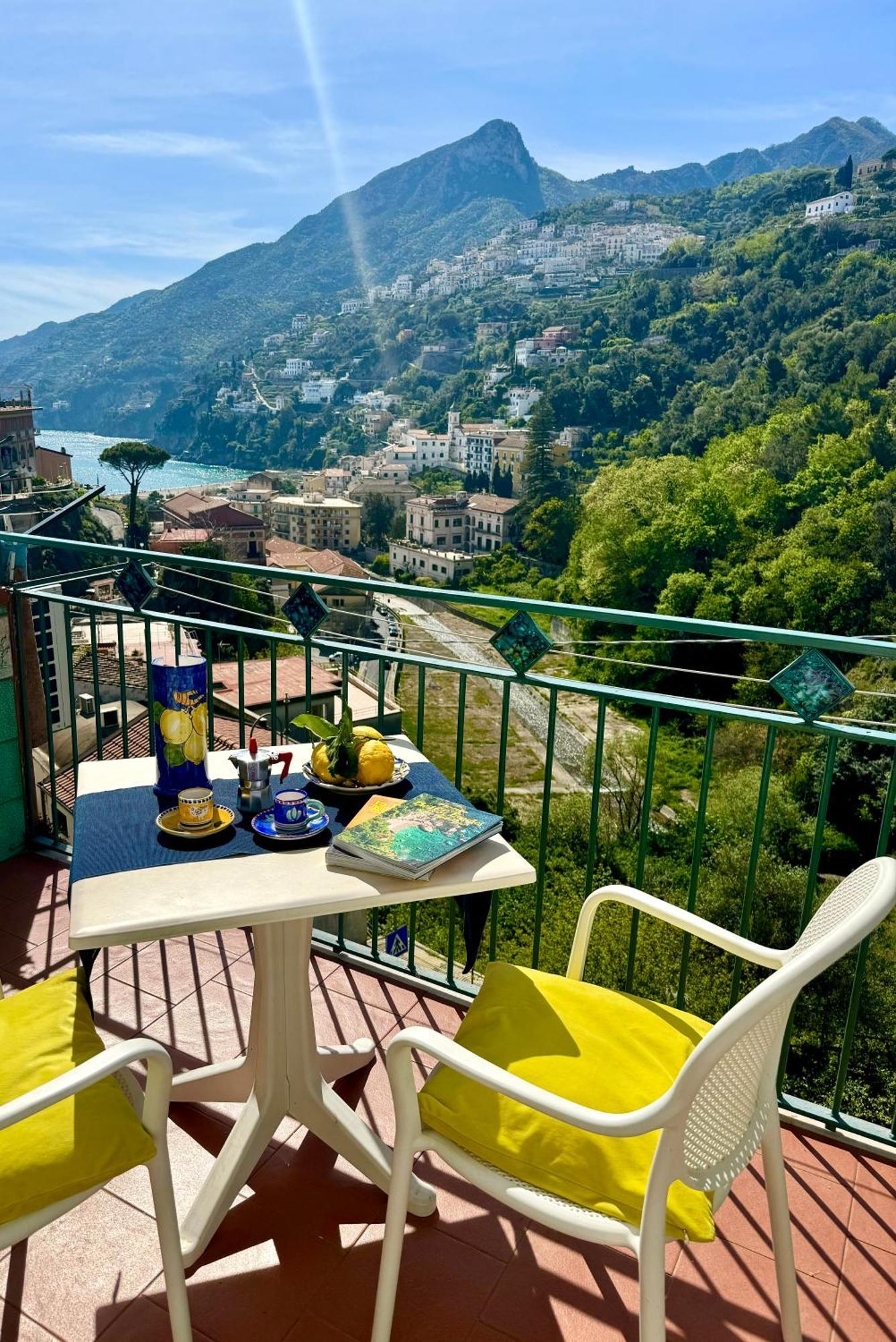 Panoramic Flat Amalfi Coast - Sea View 1 Apartment วิเอตริ ภายนอก รูปภาพ