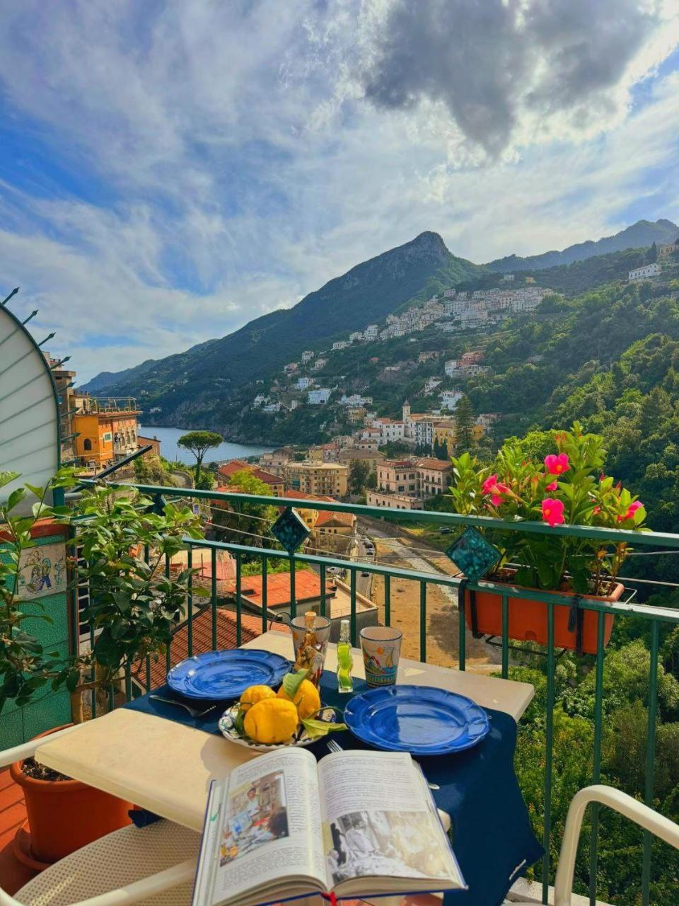 Panoramic Flat Amalfi Coast - Sea View 1 Apartment วิเอตริ ภายนอก รูปภาพ