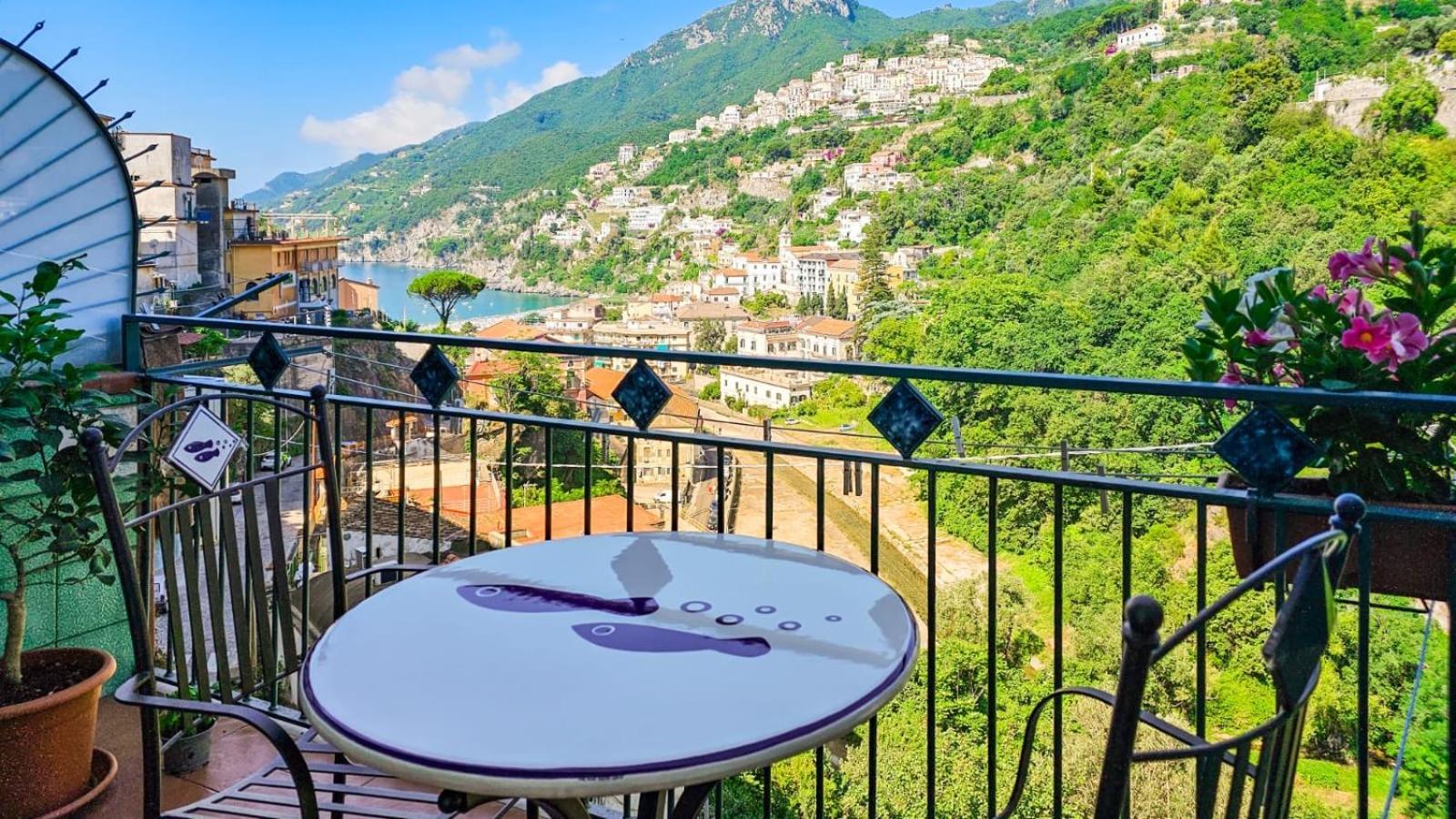 Panoramic Flat Amalfi Coast - Sea View 1 Apartment วิเอตริ ภายนอก รูปภาพ