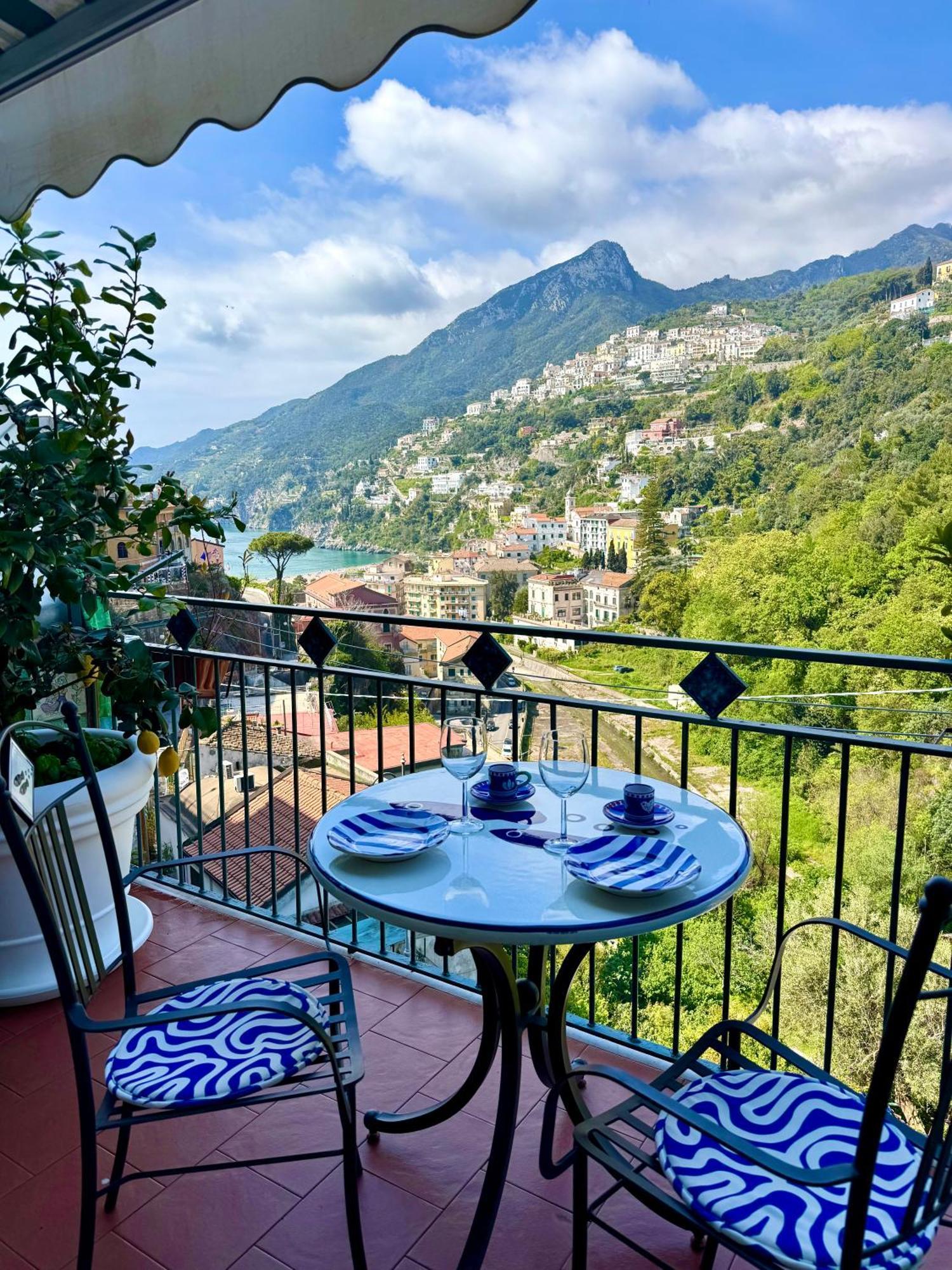 Panoramic Flat Amalfi Coast - Sea View 1 Apartment วิเอตริ ภายนอก รูปภาพ