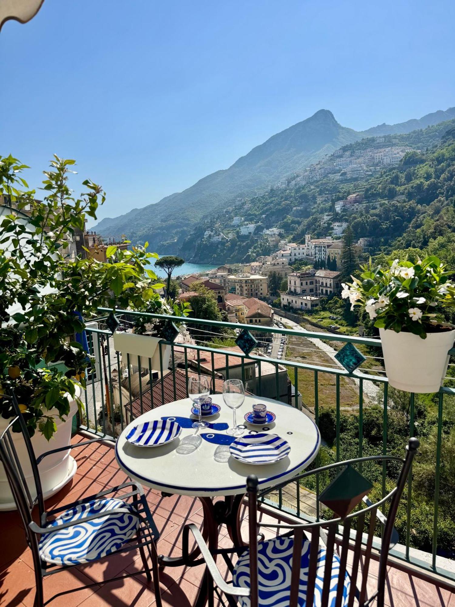 Panoramic Flat Amalfi Coast - Sea View 1 Apartment วิเอตริ ภายนอก รูปภาพ